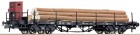 67366 Roco 4 axle Flat car with load